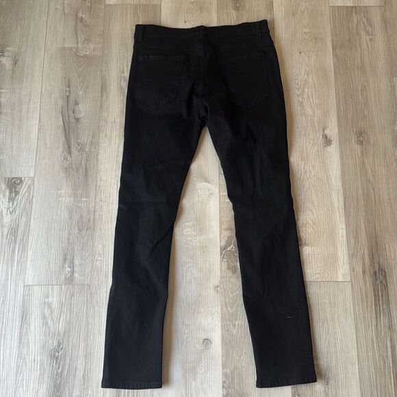 Shein Black Distressed Skinny Jeans Size 34 - Picture 5 of 5
